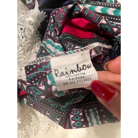 The African Star Traditional Unisex Dashiki Navy Blue w/White Lace New Tags OSFM - Picture 8 of 8